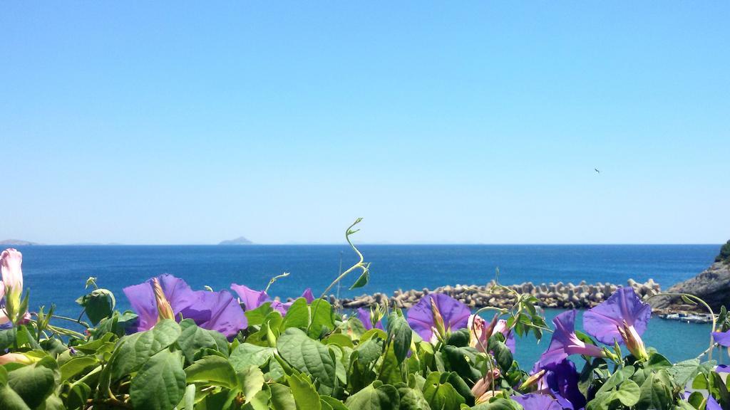 Aperanto Galazio Otel Ágios Kírykos Dış mekan fotoğraf